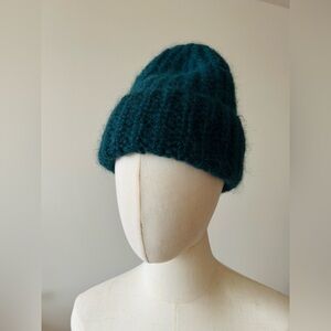 TOAST Ribbed Mohair Beanie
